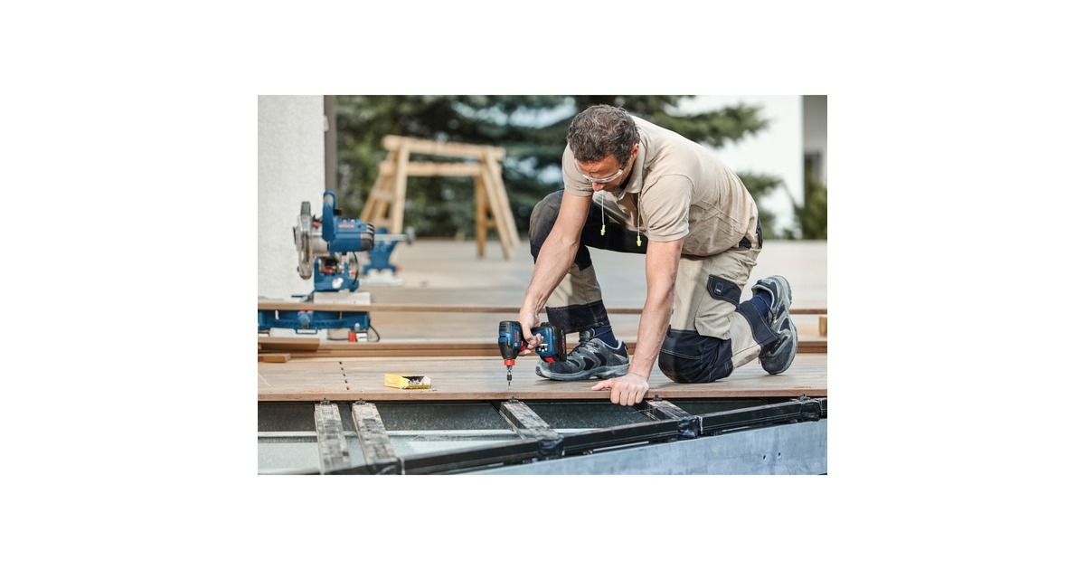 Bosch Akku-Schlagschrauber GDX 18V-210 C Professional solo, 18Volt(blau/schwarz, Bluetooth Modul, ohne Akku und Ladegerät, in L-BOXX)