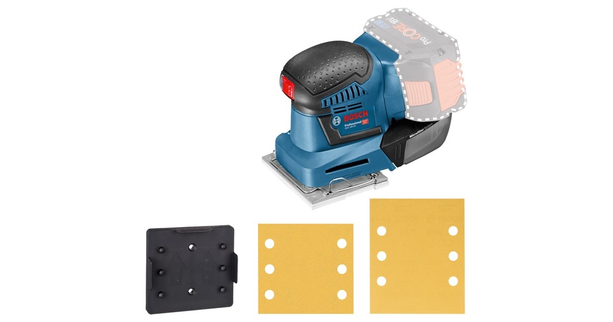 Bosch Akku-Schwingschleifer GSS 18V-10 Professional solo(blau/schwarz, ohne Akku und Ladegerät) Bosch Akku-Schwingschleifer GSS 18V-10 Professional solo(blau/schwarz, ohne Akku und Ladegerät)