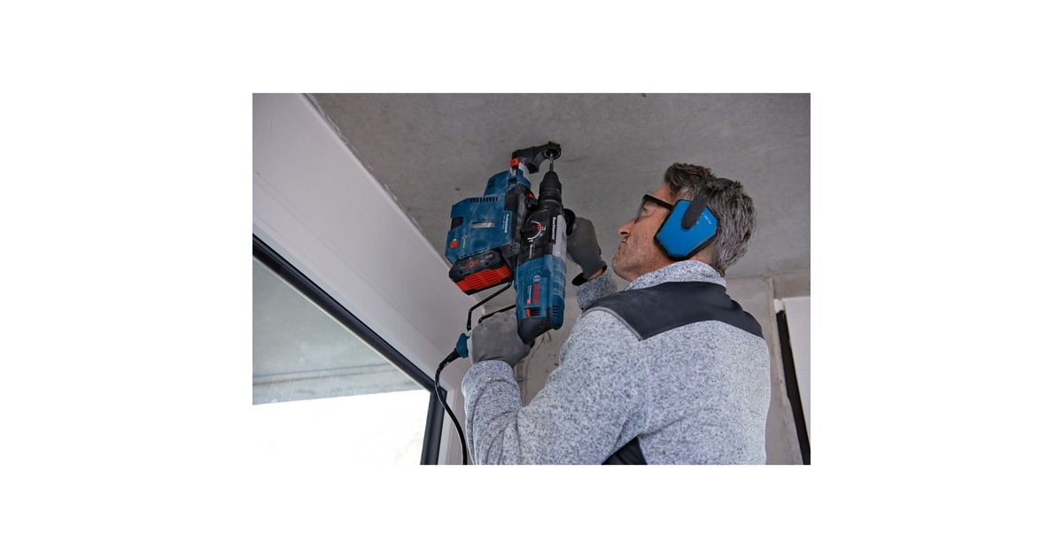 Bosch Akku-Staubabsaugung GDE 18V-26 D Professional, Aufsatz(blau, ohne Akku und Ladegerät)