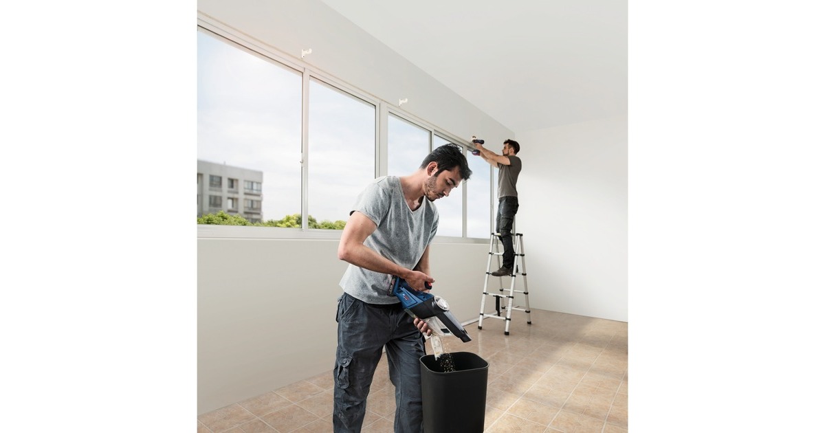 Bosch Akku-Staubsauger GAS 18V-1, Handstaubsauger(blau/schwarz, ohne Akku und Ladegerät)