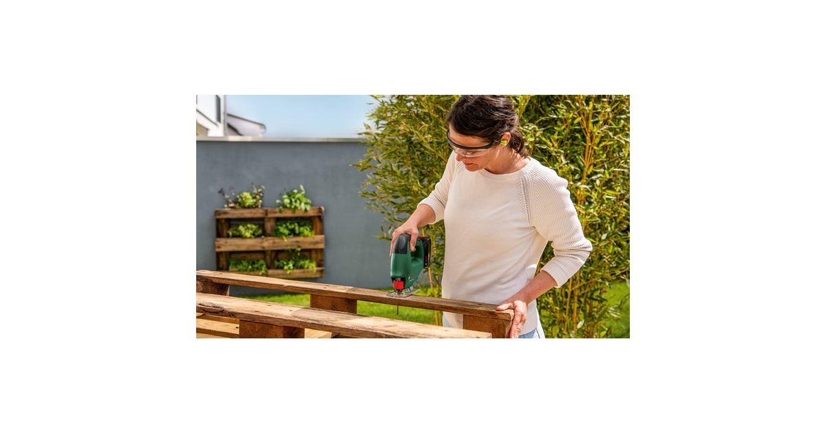 Bosch Akku-Stichsäge EasySaw 18V-70(grün/schwarz, ohne Akku und Ladegerät, POWER FOR ALL ALLIANCE)