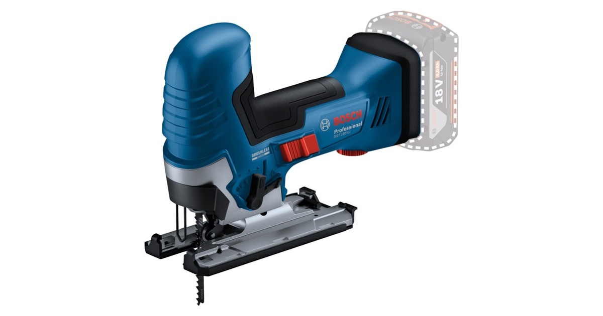 Bosch Akku-Stichsäge GST 18V-125 S Professional solo(blau/schwarz, ohne Akku und Ladegerät)