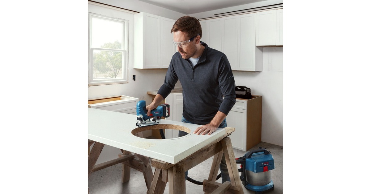 Bosch Akku-Stichsäge GST 18V-125 S Professional solo(blau/schwarz, ohne Akku und Ladegerät)