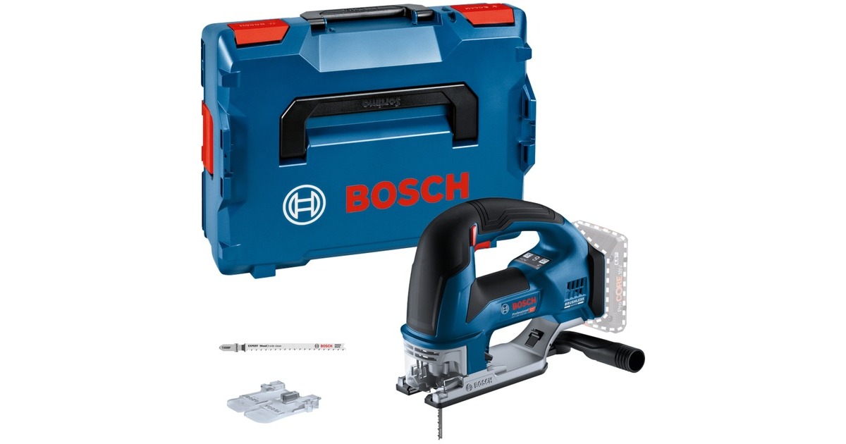 Bosch Akku-Stichsäge GST 18V-155 BC Professional solo, 18Volt(blau/schwarz, ohne Akku und Ladegerät, in L-BOXX) Bosch Akku-Stichsäge GST 18V-155 BC Professional solo, 18Volt(blau/schwarz, ohne Akku und Ladegerät, in L-BOXX)
