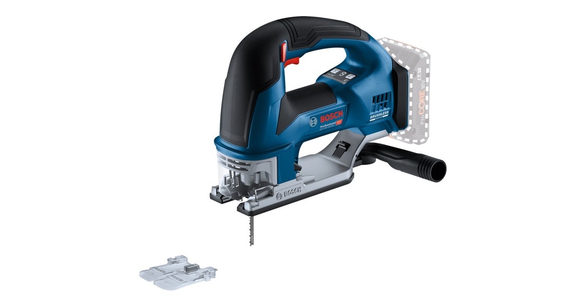 Bosch Akku-Stichsäge GST 18V-155 BC Professional solo, 18Volt(blau/schwarz, ohne Akku und Ladegerät, in L-BOXX)