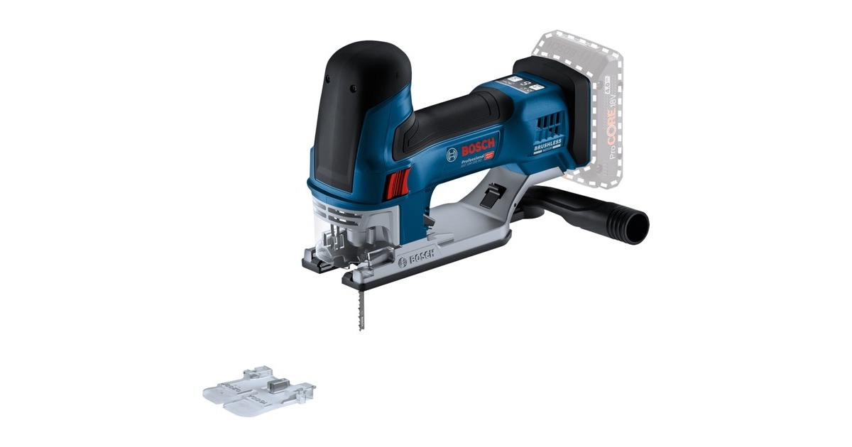 Bosch Akku-Stichsäge GST 18V-155 SC Professional solo, 18Volt(blau/schwarz, ohne Akku und Ladegerät, in L-BOXX)