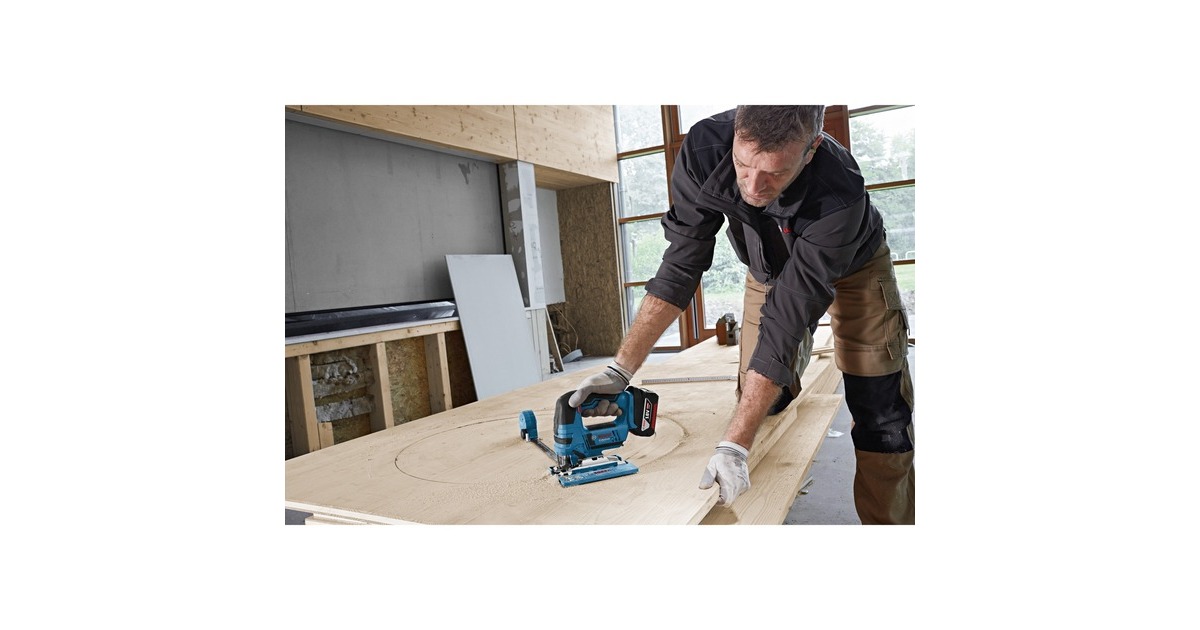 Bosch Akku-Stichsäge GST 18V-Li B Professional solo, 18Volt(blau/schwarz, ohne Akku und Ladegerät)