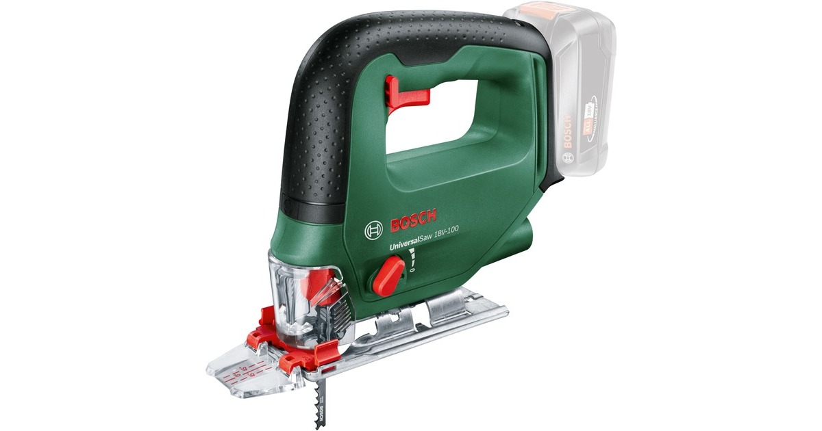 Bosch Akku-Stichsäge UniversalSaw 18V-100(grün/schwarz, ohne Akku und Ladegerät, POWER FOR ALL ALLIANCE)