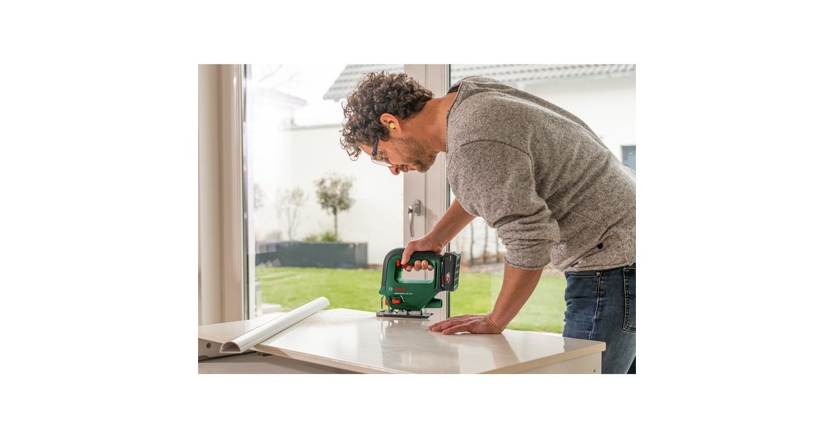 Bosch Akku-Stichsäge UniversalSaw 18V-100(grün/schwarz, ohne Akku und Ladegerät, POWER FOR ALL ALLIANCE)