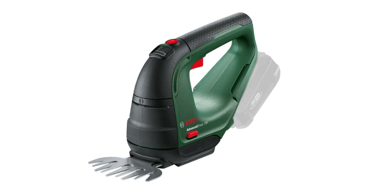 Bosch Akku-Strauch und Grasschere Advancedshear 18-10 Solo(grün/schwarz, ohne Akku und Ladegerät, POWER FOR ALL ALLIANCE)