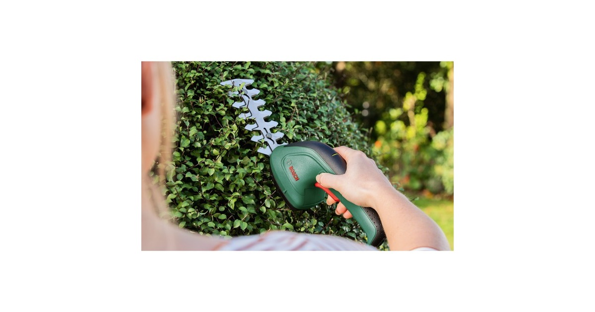 Bosch Akku-Strauch und Grasschere EasyShear Set, 3,6Volt, Strauchschere(grün/schwarz, Li-Ionen Akku 1,5Ah)
