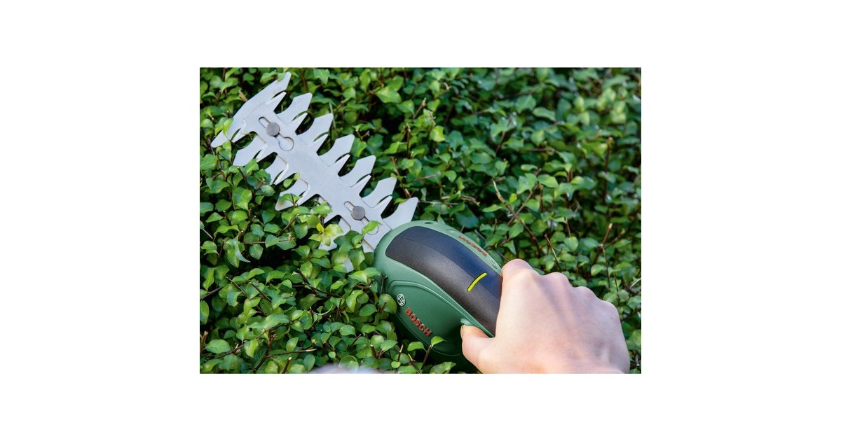 Bosch Akku-Strauch und Grasschere EasyShear Set, 3,6Volt, Strauchschere(grün/schwarz, Li-Ionen Akku 1,5Ah)