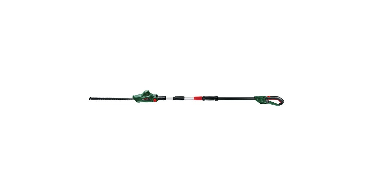 Bosch Akku-Teleskop-Heckenschere UniversalHedgePole 18, 18Volt(grün/schwarz, Li-Ionen Akku 2,0Ah, POWER FOR ALL ALLIANCE)