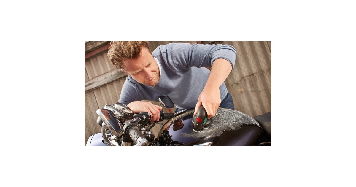 Bosch Akku-Tellerschleifer und -Polierer EasyCurvSander 12(grün/schwarz, Li-Ionen Akku 2,0Ah)