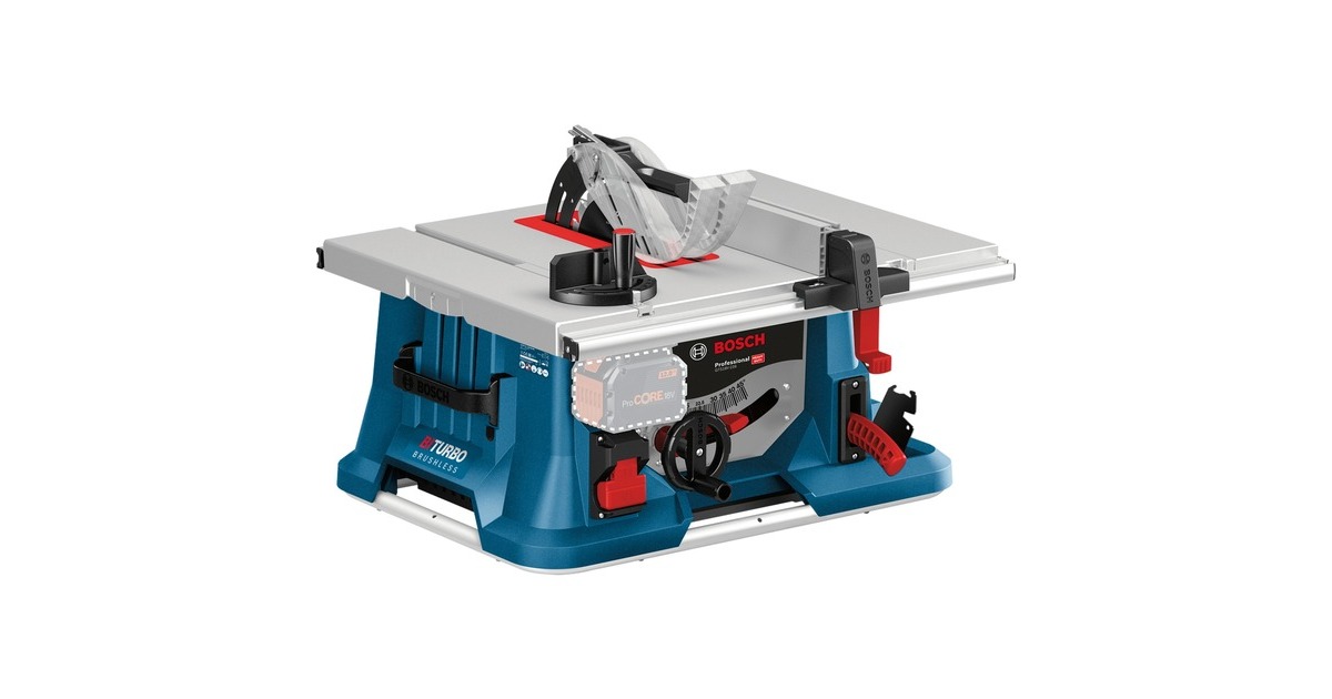 Bosch Akku-Tischkreissäge BITURBO GTS 18V-216 Professional solo, 18Volt(blau, ohne Akku und Ladegerät)