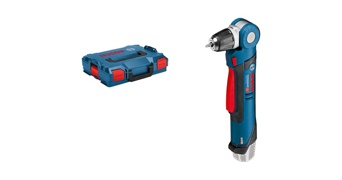 Bosch Akku-Winkelbohrschrauber GWB 12V-10 Professional(blau/schwarz, ohne Akku und Ladegerät, in L-BOXX)