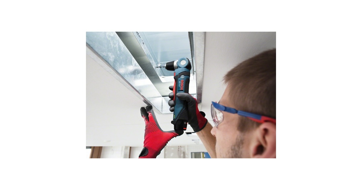 Bosch Akku-Winkelbohrschrauber GWB 12V-10 Professional(blau/schwarz, ohne Akku und Ladegerät, in L-BOXX)