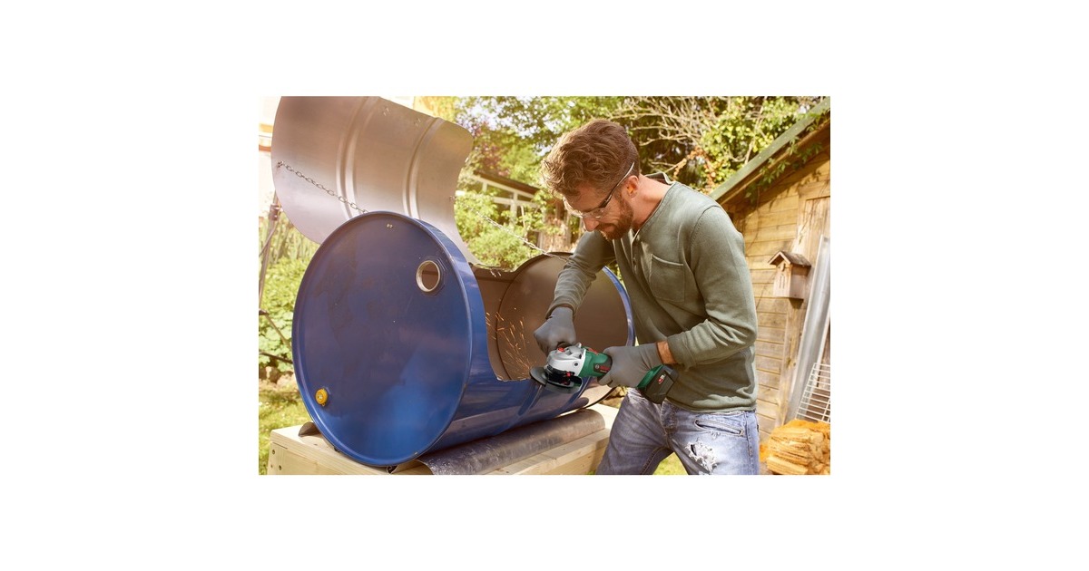 Bosch Akku-Winkelschleifer AdvancedGrind 18(grün/schwarz, ohne Akku und Ladegerät, POWER FOR ALL ALLIANCE)