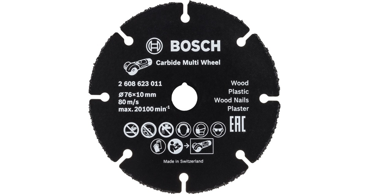 Bosch Akku-Winkelschleifer GWS 12V-76 Professional, 12Volt(blau/schwarz, 2x Li-Ionen Akku 3,0Ah, in L-BOXX)