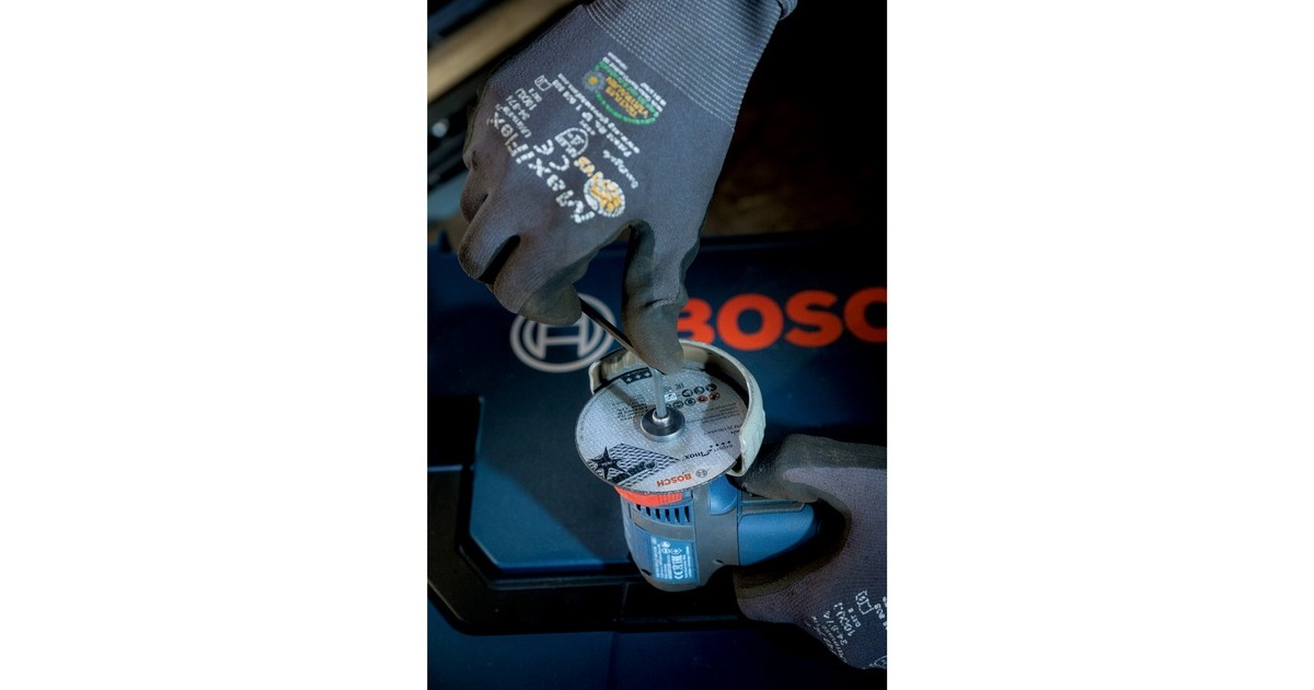 Bosch Akku-Winkelschleifer GWS 12V-76 Professional solo, 12Volt(blau/schwarz, ohne Akku und Ladegerät)