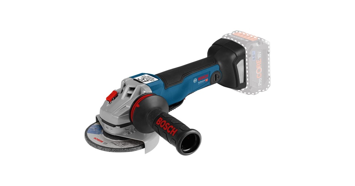 Bosch Akku-Winkelschleifer GWS 18V-10 PC Professional solo, 18Volt(blau/schwarz, ohne Akku und Ladegerät)
