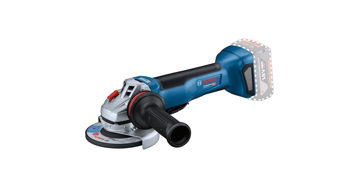 Bosch Akku-Winkelschleifer GWS 18V-10 P Professional solo, Ø 125mm(blau/schwarz, ohne Akku und Ladegerät)