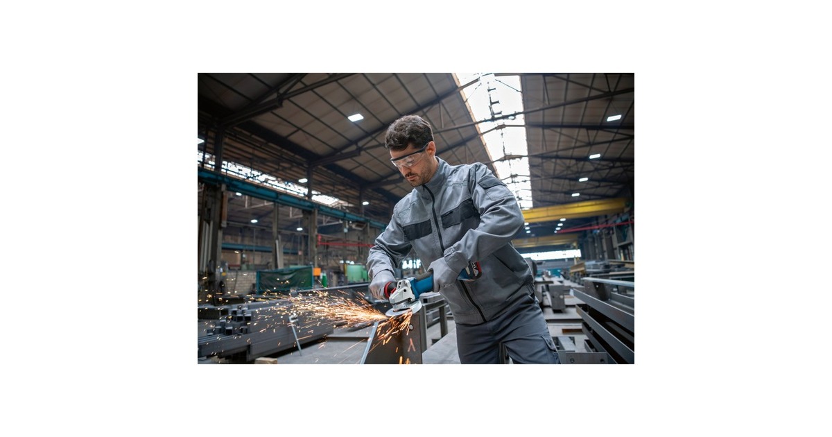 Bosch Akku-Winkelschleifer GWS 18V-10 P Professional solo, Ø 125mm(blau/schwarz, ohne Akku und Ladegerät, in L-BOXX)