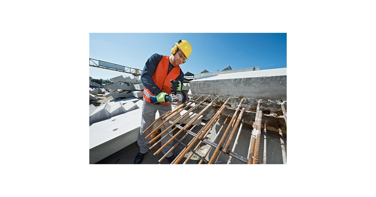 Bosch Akku-Winkelschleifer GWS 18V-10 Professional solo, 18Volt, 115mm(blau/schwarz, ohne Akku und Ladegerät)