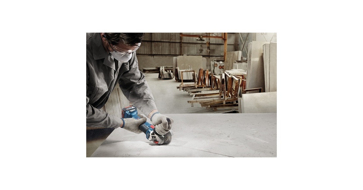 Bosch Akku-Winkelschleifer GWS 18V-10 Professional solo, 18Volt, 115mm(blau/schwarz, ohne Akku und Ladegerät)