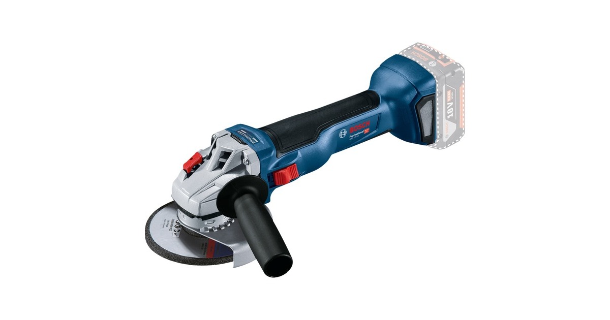 Bosch Akku-Winkelschleifer GWS 18V-10 Professional solo, 18Volt, 125mm(blau/schwarz, ohne Akku und Ladegerät, in L-BOXX)