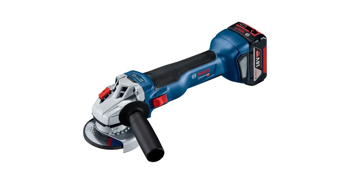 Bosch Akku-Winkelschleifer GWS 18V-10 Professional solo, Ø 125mm(blau/schwarz, ohne Akku und Ladegerät)