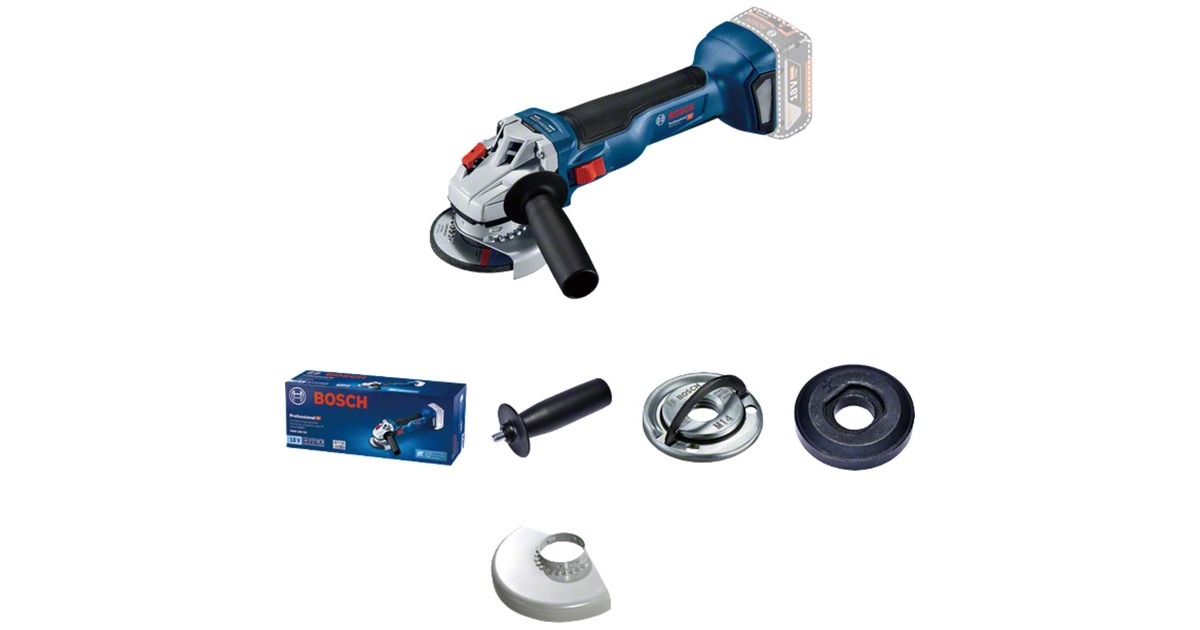 Bosch Akku-Winkelschleifer GWS 18V-10 Professional solo, Ø 125mm(blau/schwarz, ohne Akku und Ladegerät)