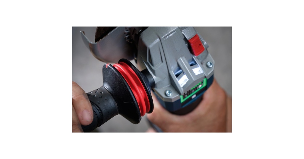 Bosch Akku-Winkelschleifer GWS 18V-10 SC Professional(blau/schwarz, ohne Akku und Ladegerät, Bluetooth Modul, in L-BOXX)