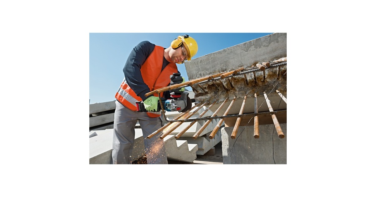 Bosch Akku-Winkelschleifer GWS 18V-10 SC Professional(blau/schwarz, ohne Akku und Ladegerät, in L-BOXX)