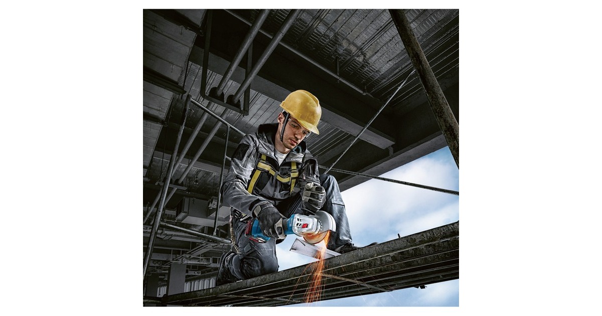 Bosch Akku-Winkelschleifer GWS 18V-7 Professional solo(blau/schwarz, ohne Akku und Ladegerät)