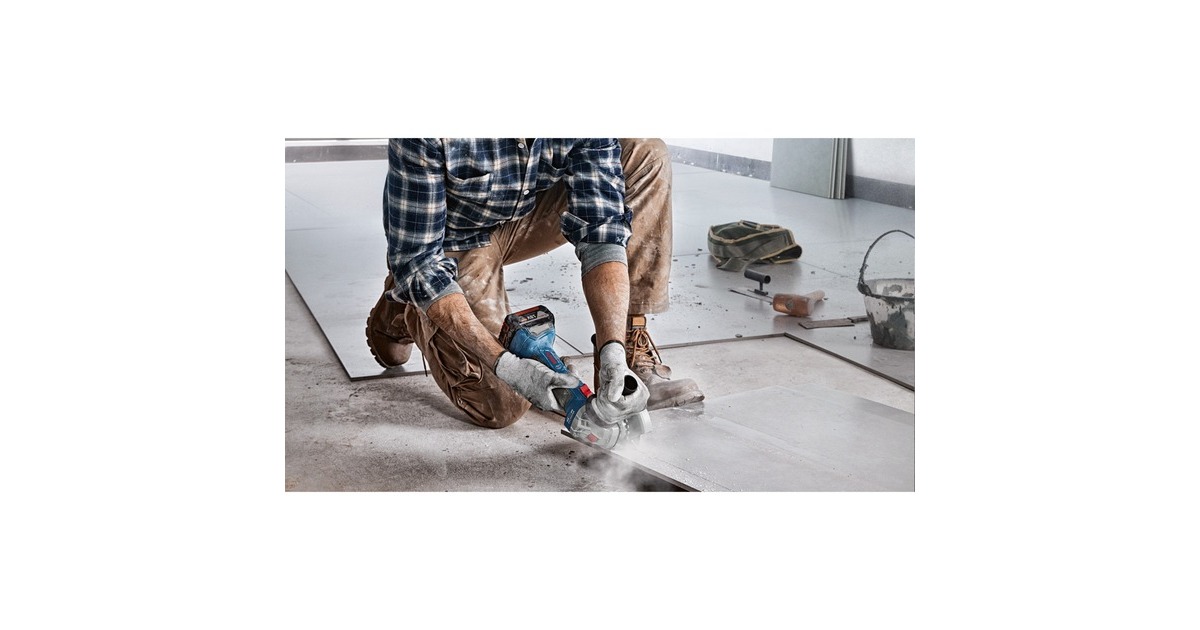 Bosch Akku-Winkelschleifer GWS 18V-7 Professional solo(blau/schwarz, ohne Akku und Ladegerät)