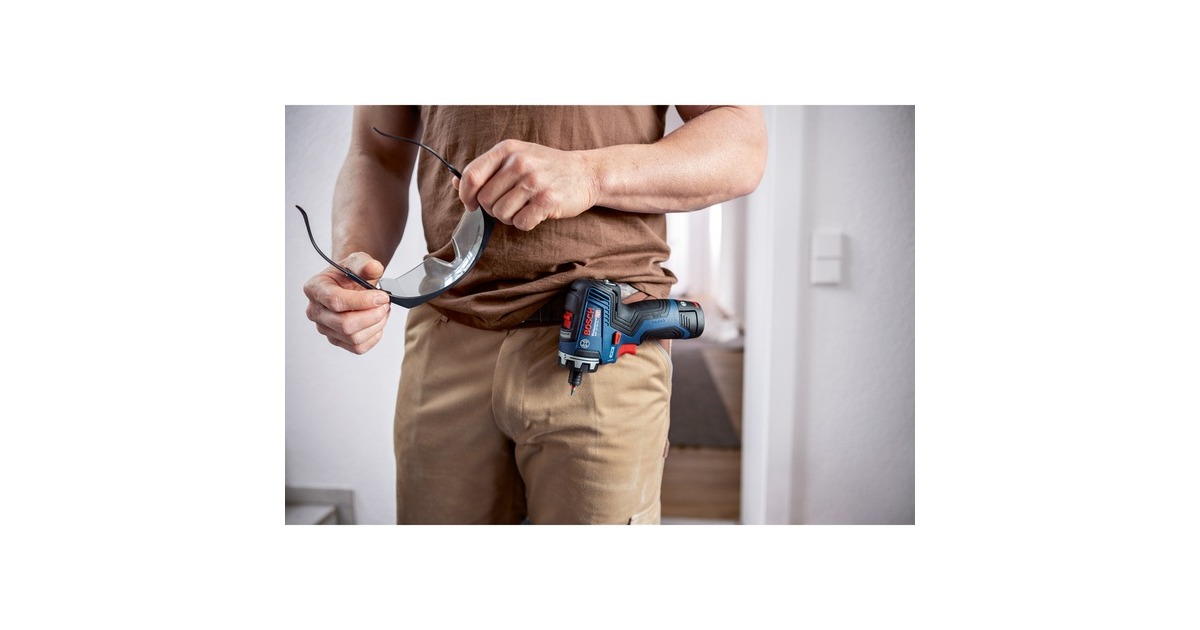 Bosch Akkuschrauber GSR 12V-35 HX solo Professional, 12Volt(blau/schwarz, ohne Akku und Ladegerät, mit L-BOXX)