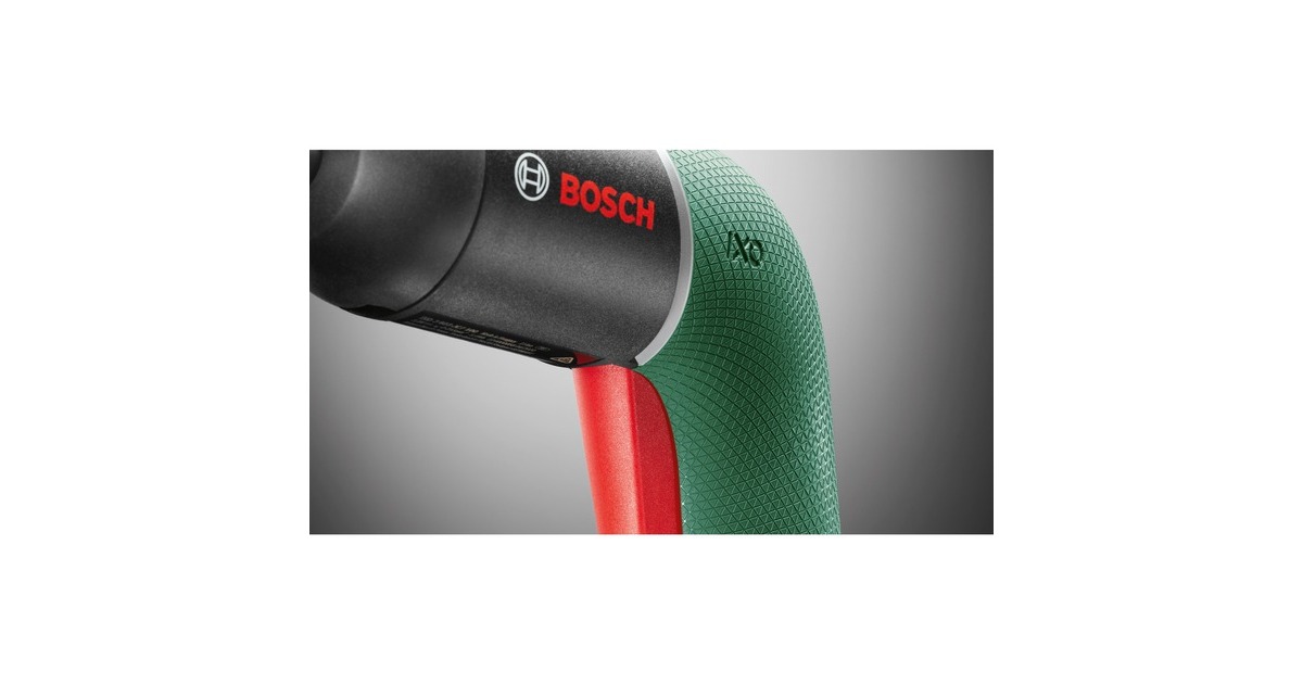 Bosch Akkuschrauber IXO 6 Classic, mit 10-teiligem Bit-Set(grün/schwarz, Li-Ionen Akku 3,6Volt 1,5Ah)