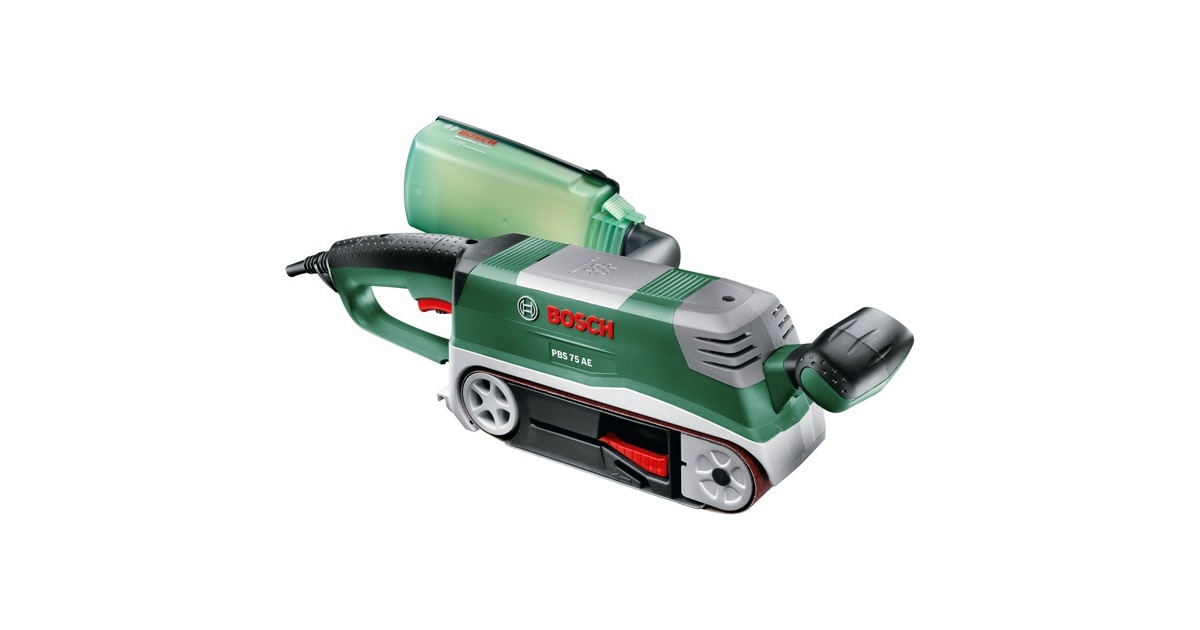 Bosch Bandschleifer PBS 75 AE, Set(grün, 750 Watt, Parallel- und Winkelanschlag) Bosch Bandschleifer PBS 75 AE, Set(grün, 750 Watt, Parallel- und Winkelanschlag)