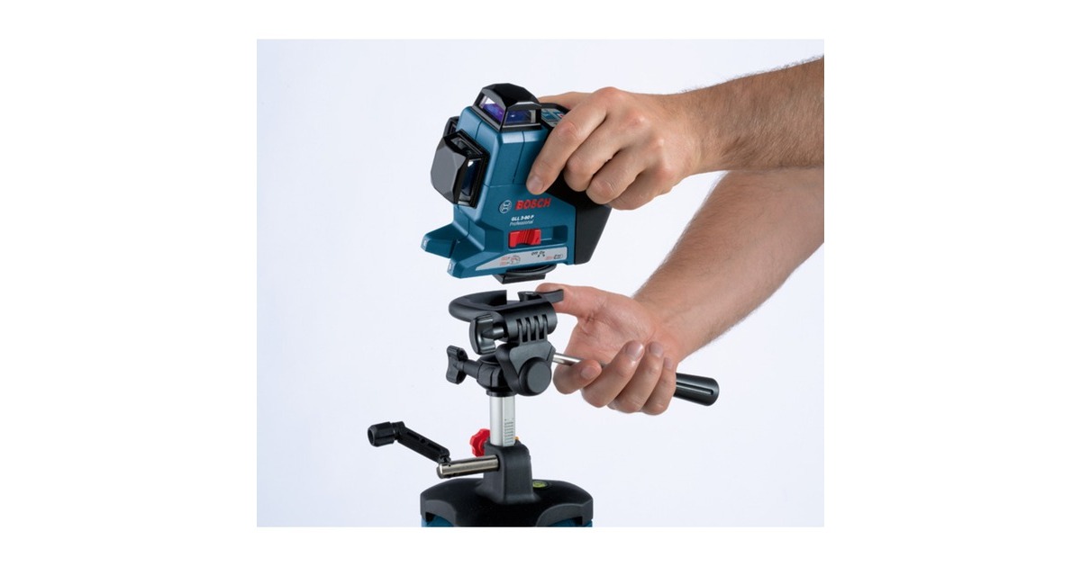 Bosch Baustativ BT250 Professional, Stative und Stativzubehör(silber/blau, 1/4