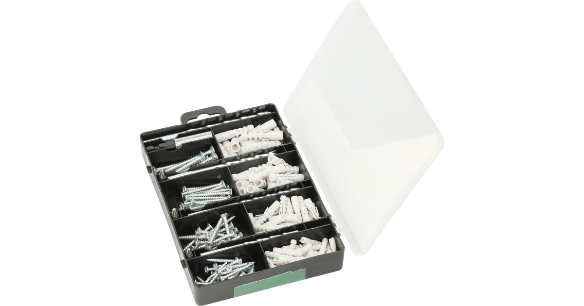 Bosch Befestigungs-Set, 173-teilig, Schrauben-Set(grün)