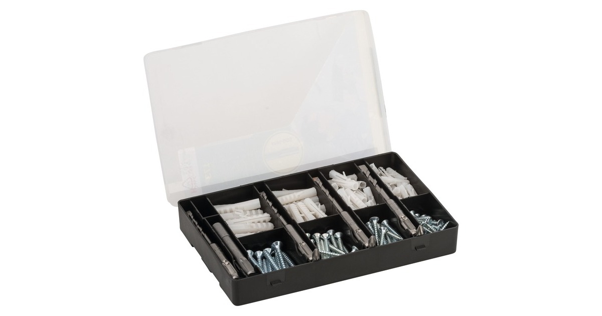 Bosch Befestigungsset SDS-plus, 173-teilig, Bohrer- & Bit-Satz