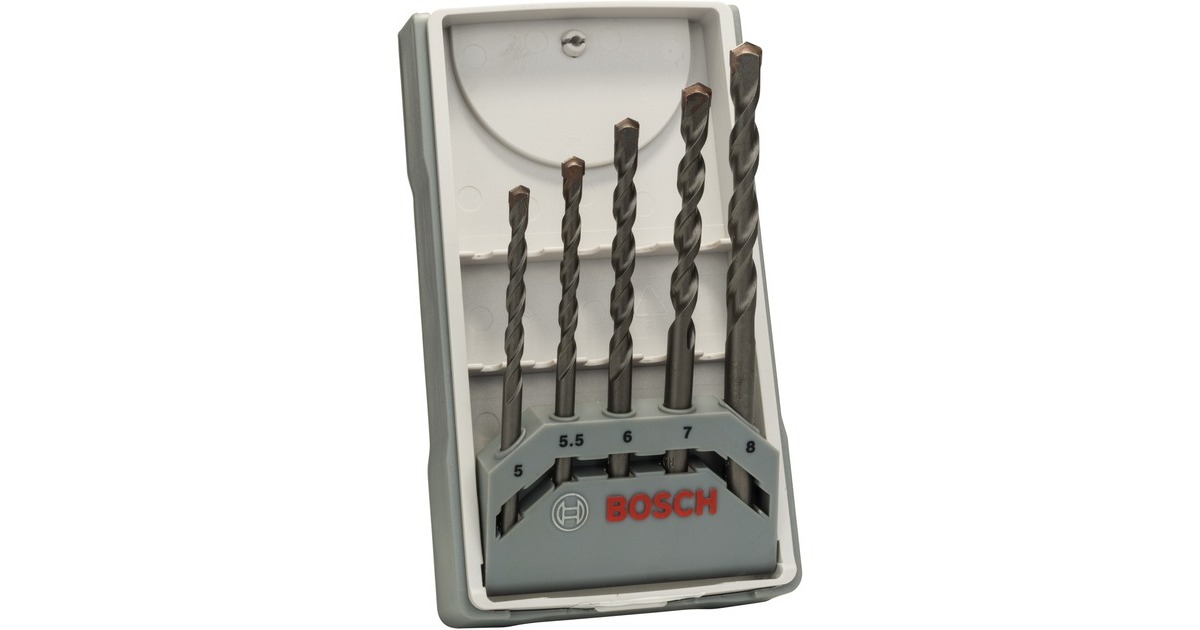 Bosch Betonbohrer Set CYL-3, 5-teilig, Bohrer-Satz(grau)