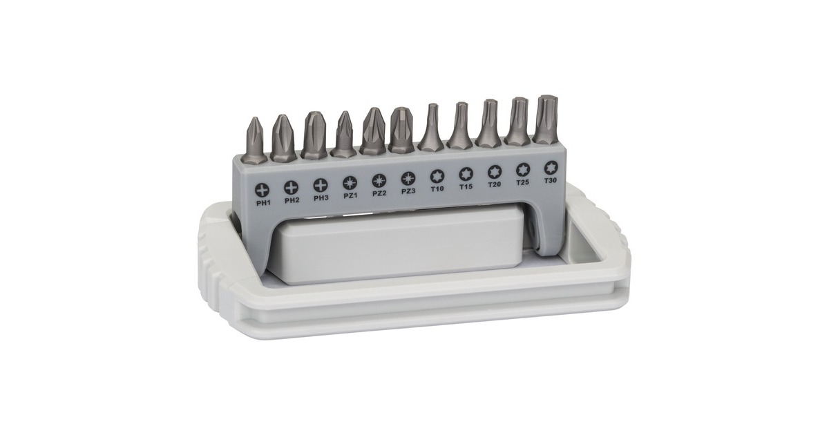 Bosch Bit-Satz Extra Hart, 11+1-teilig