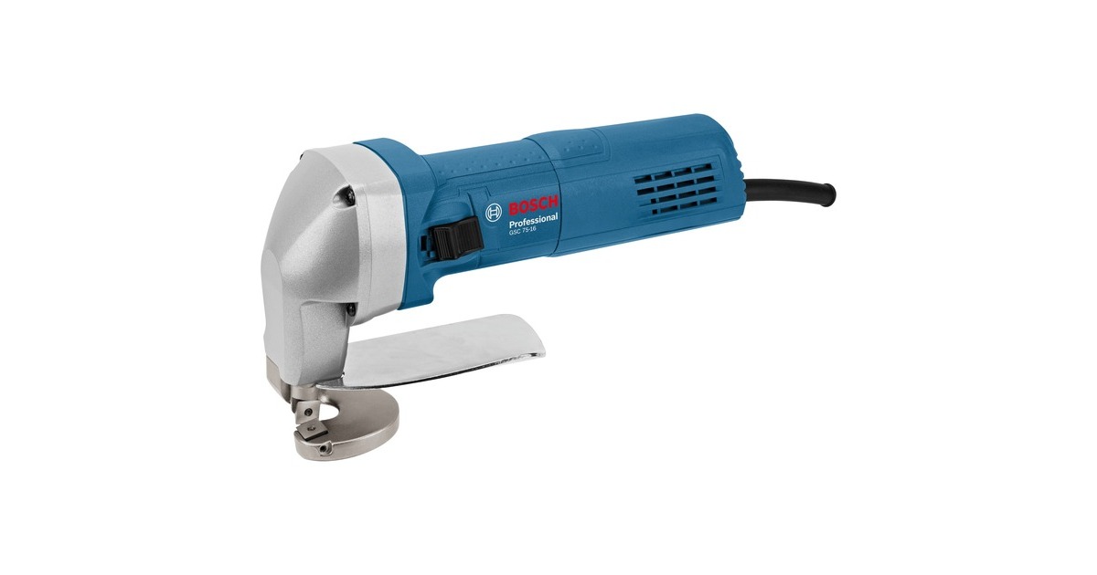 Bosch Blechschere GSC 75-16 Professional(blau/schwarz, 750 Watt)