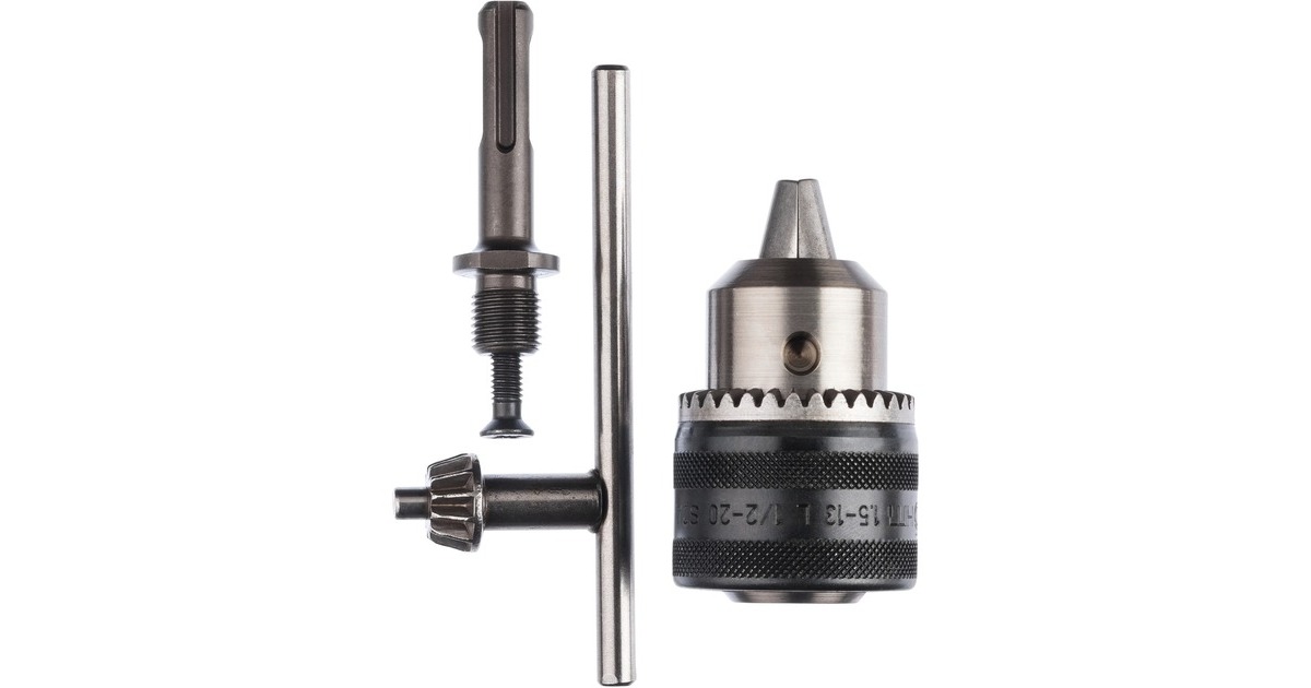 Bosch Bohrfutter 1,5 - 13mm, mit SDS-plus Adapter(Zahnkranzbohrfutter mit Schlüssel)