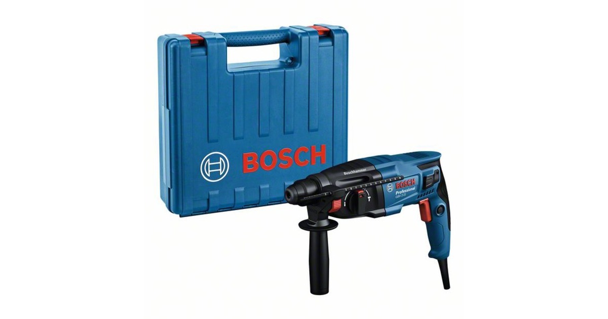 Bosch Bohrhammer GBH 2-21 Professional(blau/schwarz, 720 Watt, Koffer)