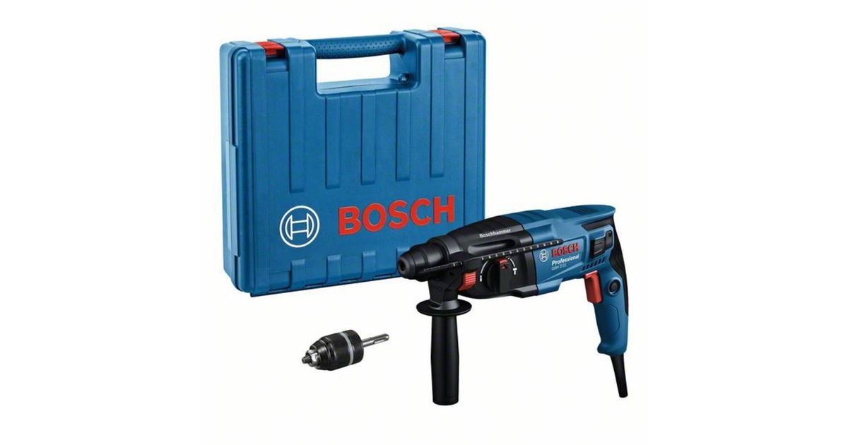 Bosch Bohrhammer GBH 2-21 Professional(blau/schwarz, 720 Watt, Koffer)