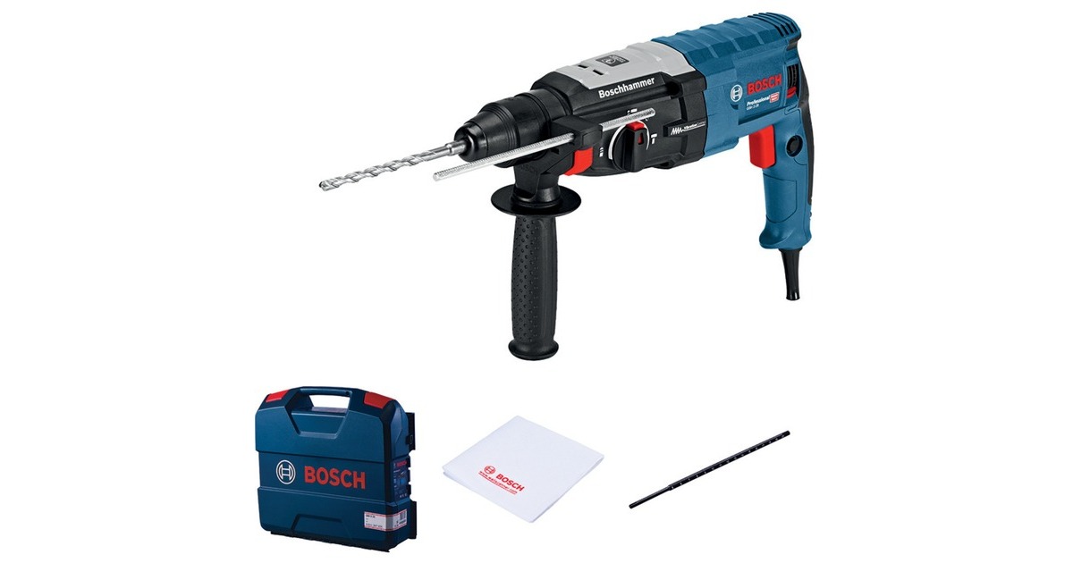 Bosch Bohrhammer GBH 2-28 Professional(blau/schwarz, 880 Watt, Koffer)