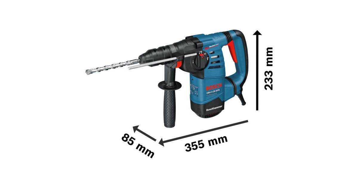 Bosch Bohrhammer GBH 3-28 DFR Professional(blau, 800 Watt, L-BOXX)